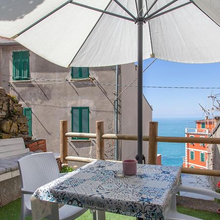 Ariel - Sea View Double Room Riomaggiore Bagian luar foto